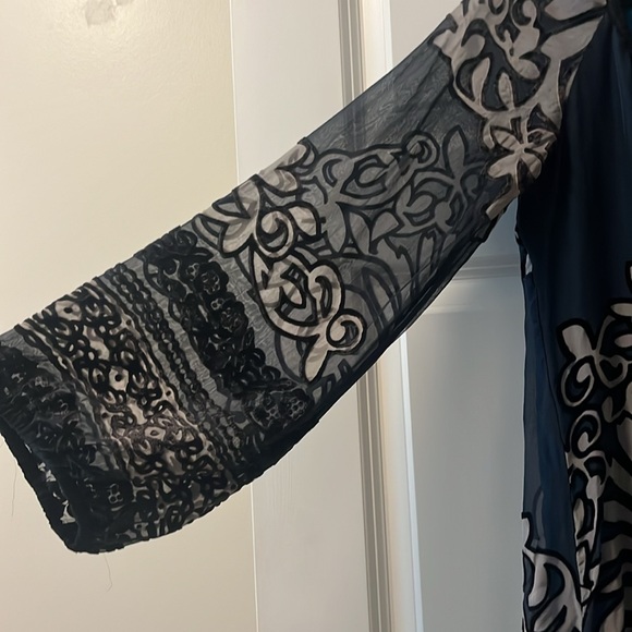 Hale Bob Velvet Silk Dress - Picture 5 of 6